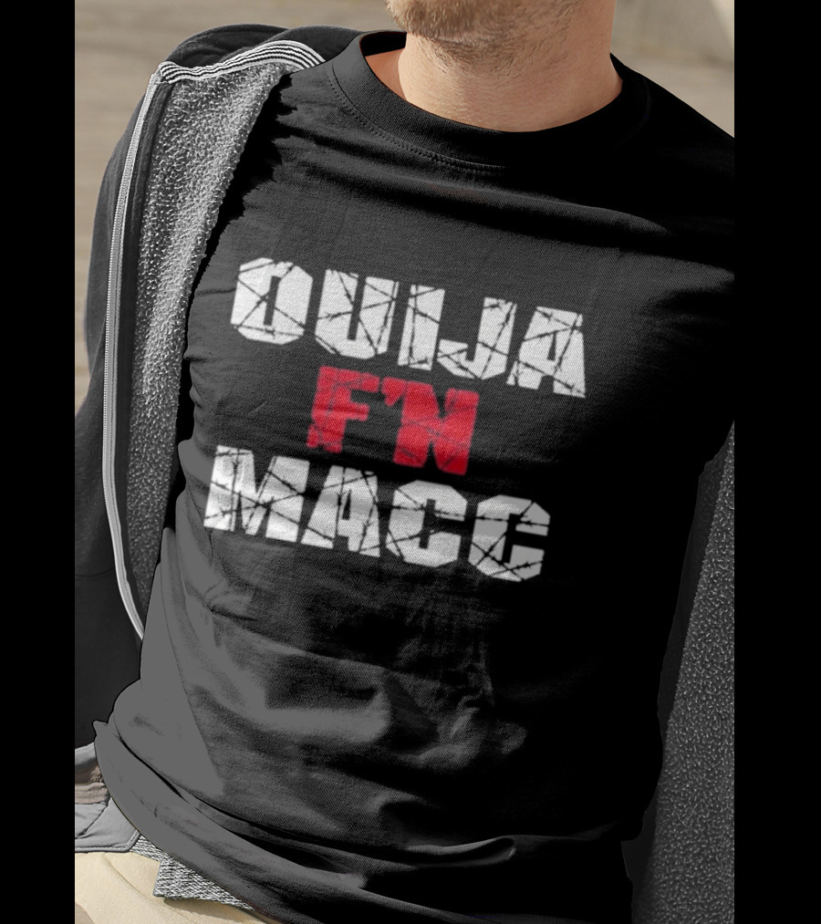 Ouija F’n Macc Grungy White T-Shirt