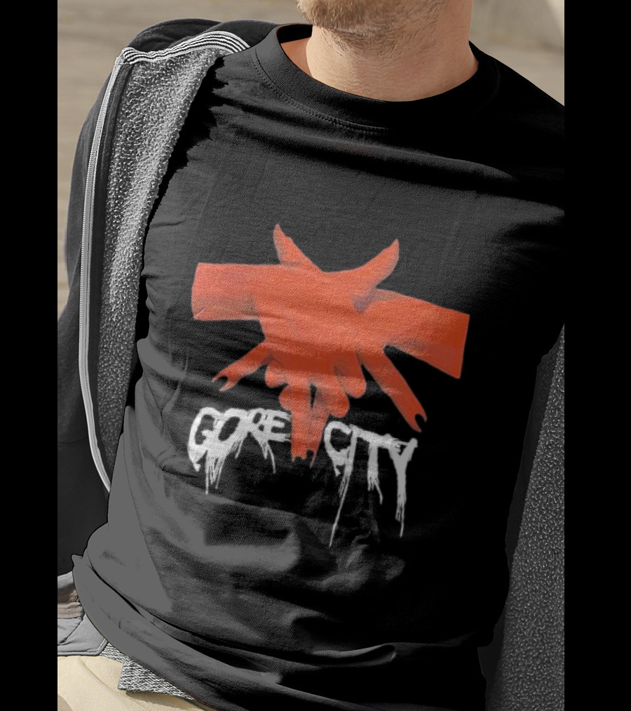Pentagram Hands Gore City T-Shirt