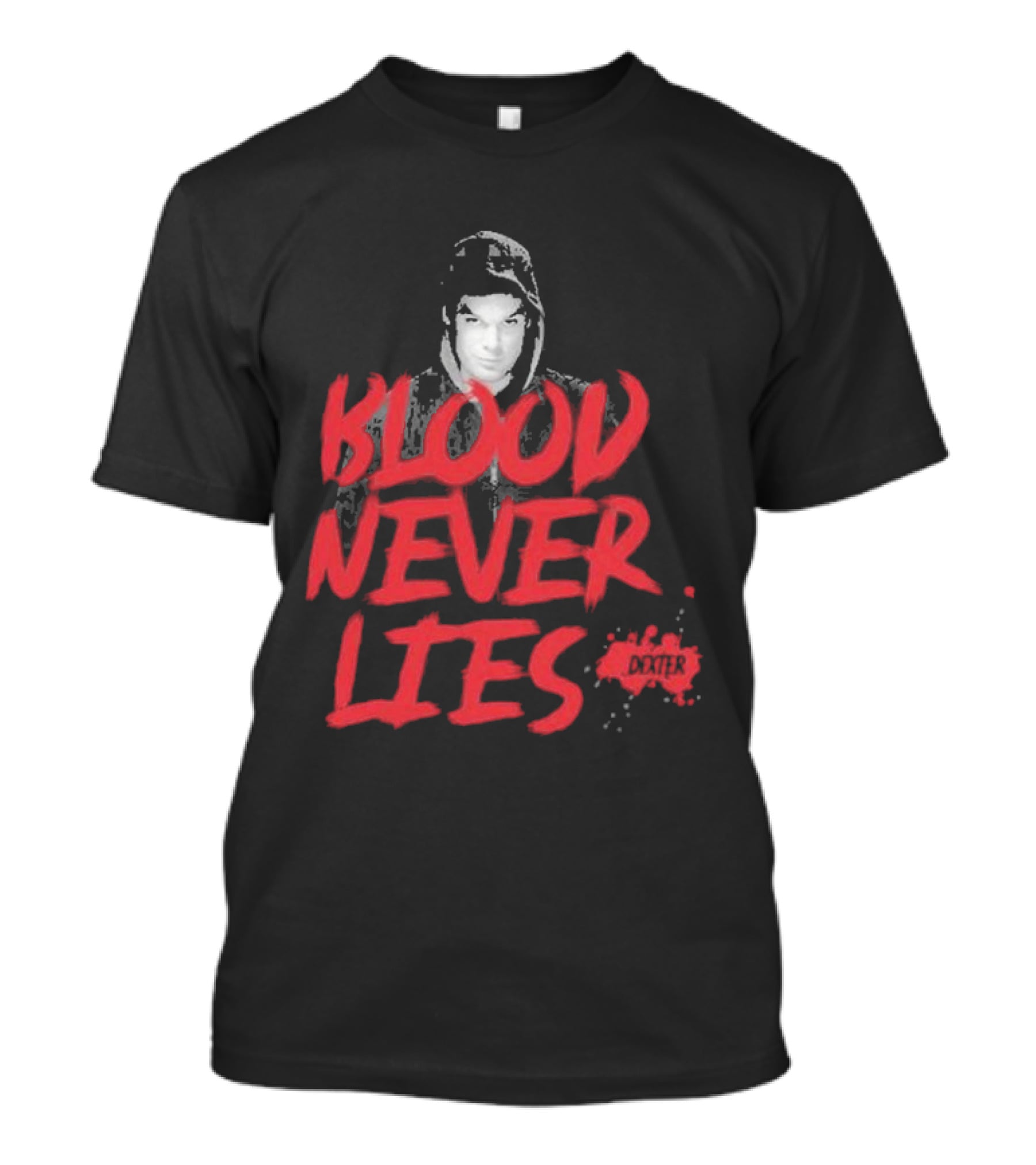 Dexter Blood Never Lies Spatter T-Shirt