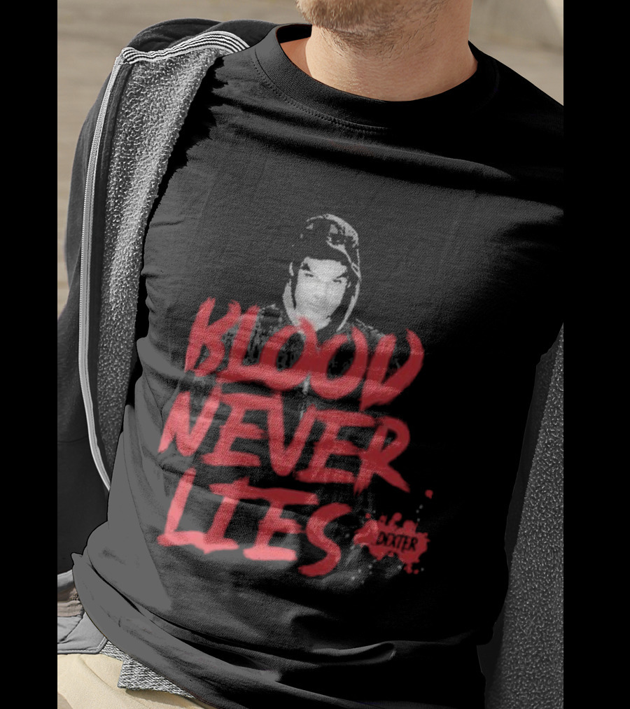 Dexter Blood Never Lies Spatter T-Shirt