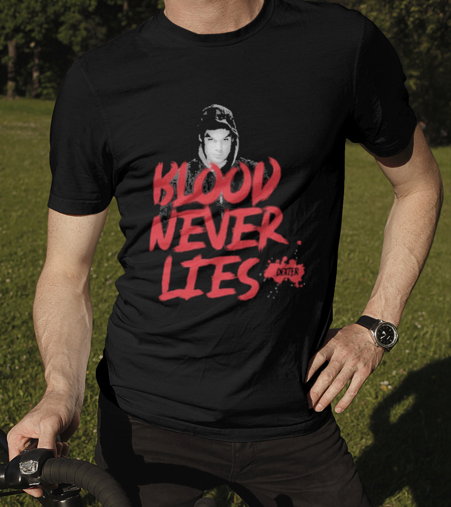 Dexter Blood Never Lies Spatter T-Shirt