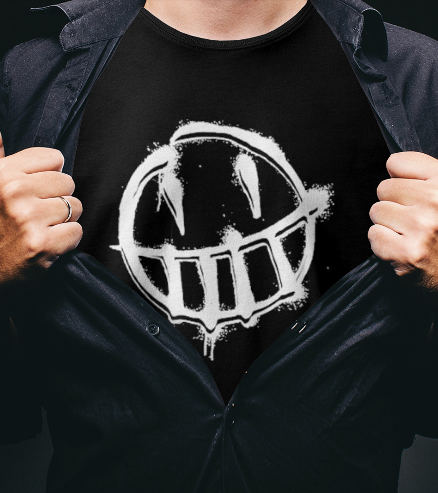 Spencers Online The Boys Graffiti Smiley Face T-Shirt