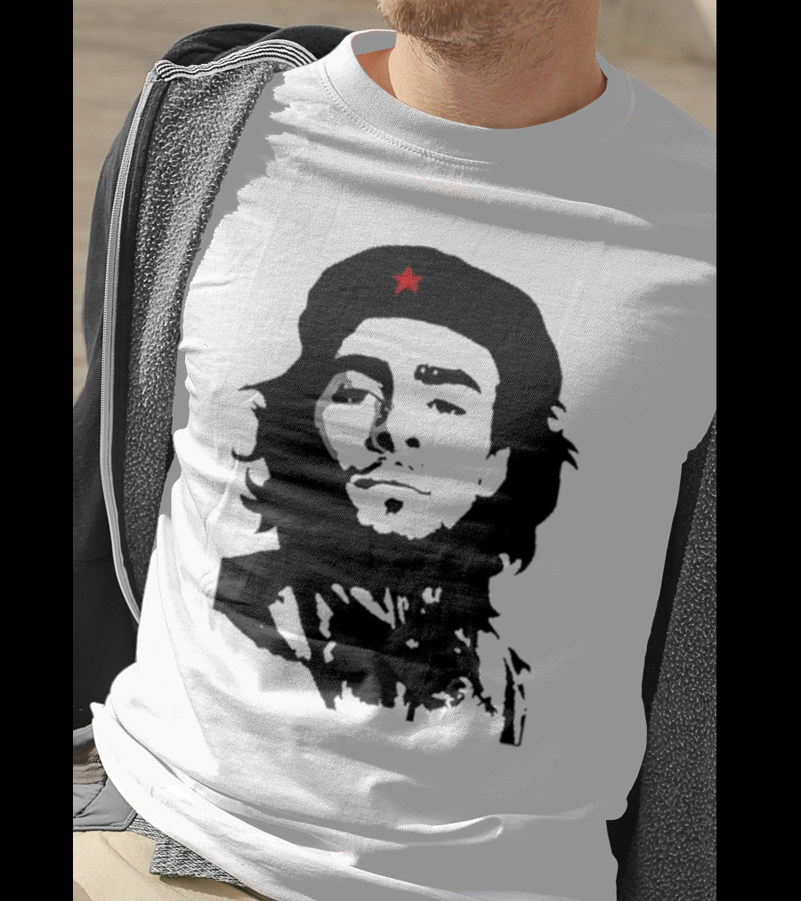 Luigi Mangione Che Guevara Iconic Red Star Beret Face T-Shirt