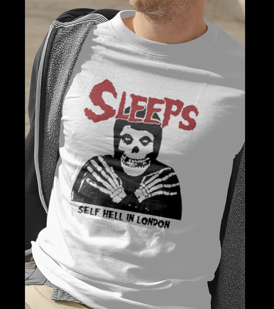 SLEEPS Self Hell In London Skeleton T-Shirt