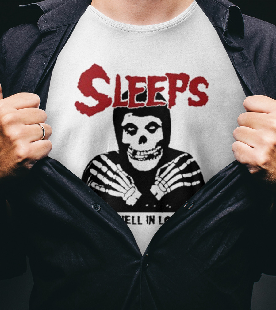 SLEEPS Self Hell In London Skeleton T-Shirt