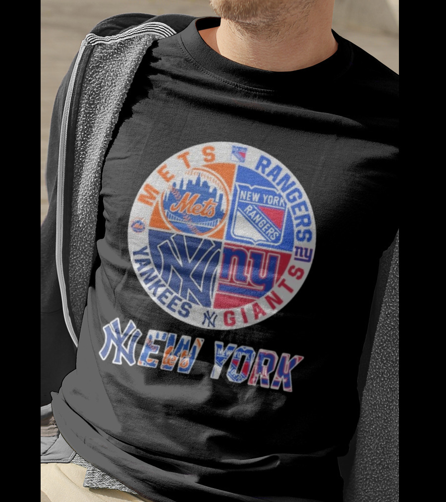Mets Rangers Giants Yankees New York T-Shirt