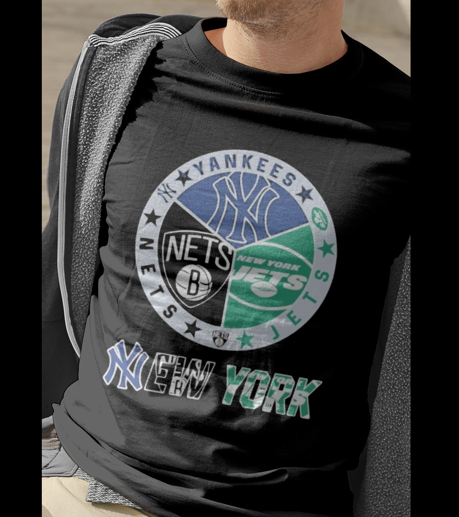 New York Yankees Nets Jets Yankees Nets Jets T-Shirt