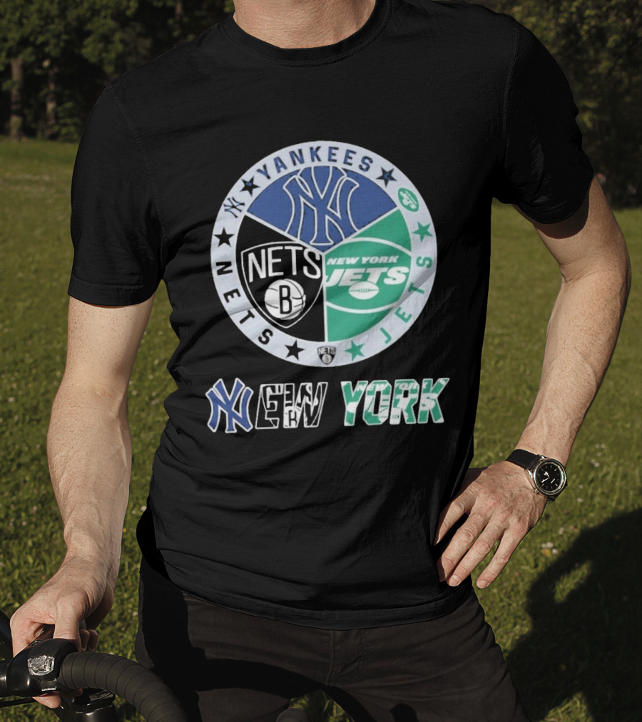 New York Yankees Nets Jets Yankees Nets Jets T-Shirt