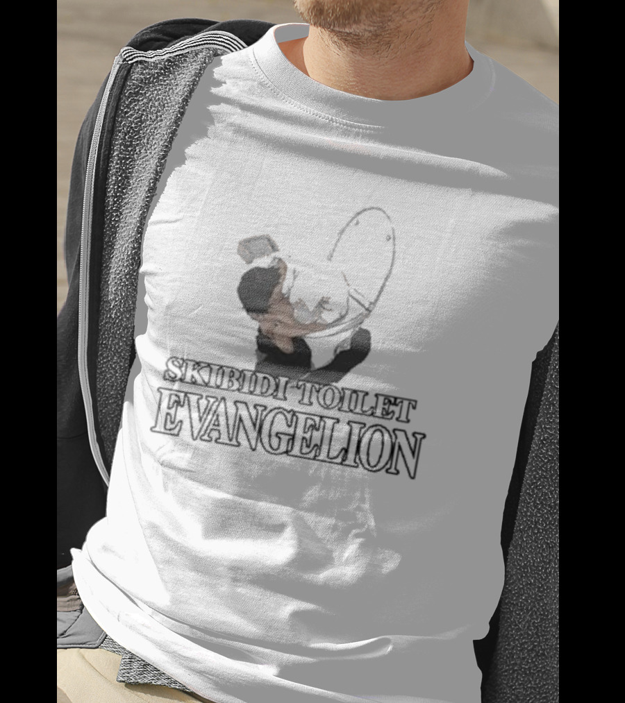 Skibidi Toilet Evangelion Iconic Mashup T-Shirt