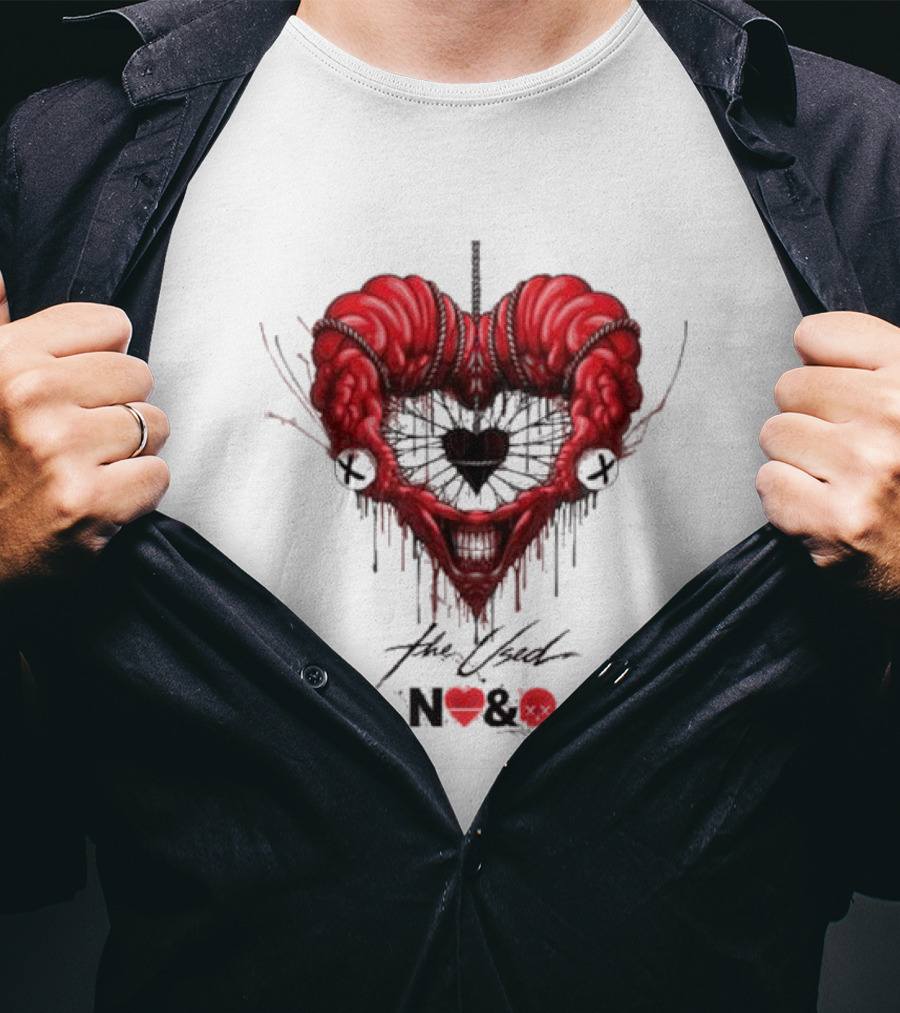 The Used In Love And Death N&XX Heart T-Shirt