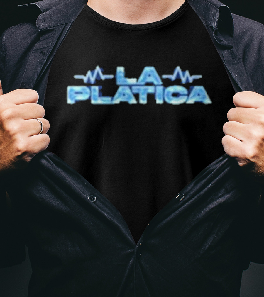 La Platica Podcast New Audio Wave T-Shirt
