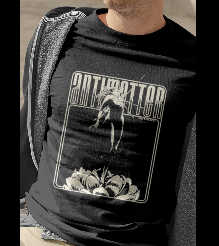 Antimatter Girl Melting Into Flower Bloom T-Shirt