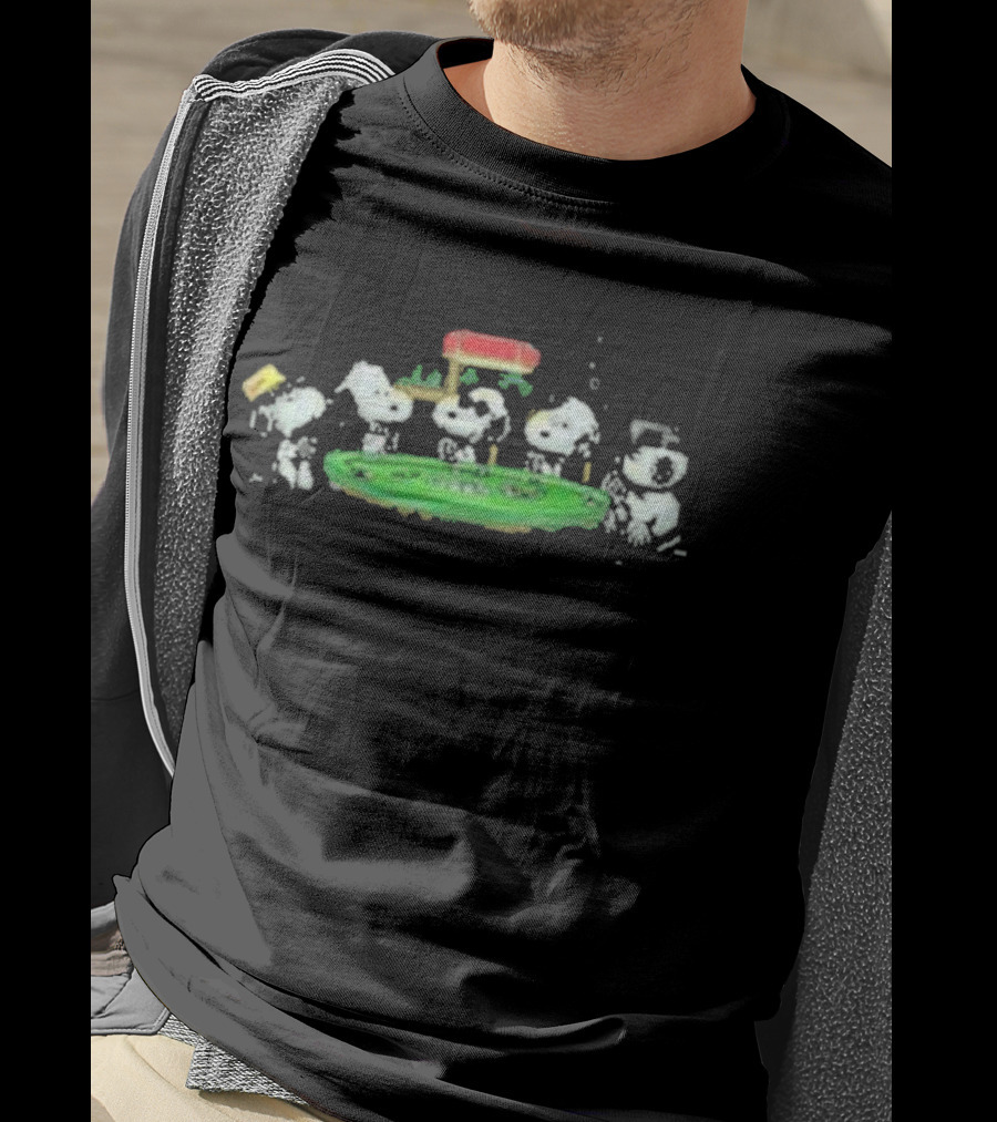 Peanuts Snoopy Poker Game With Friends T-Shirt