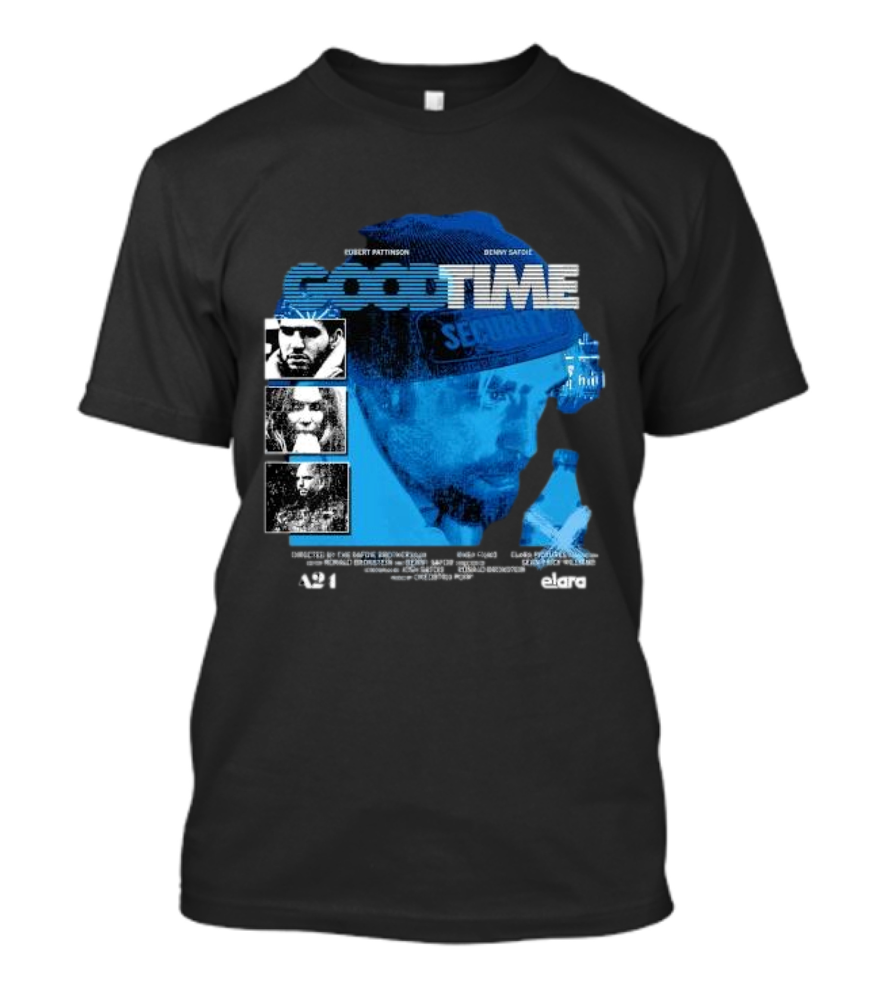 Robert Pattinson Benny Safdie Good Time A24 Elara Film T-Shirt