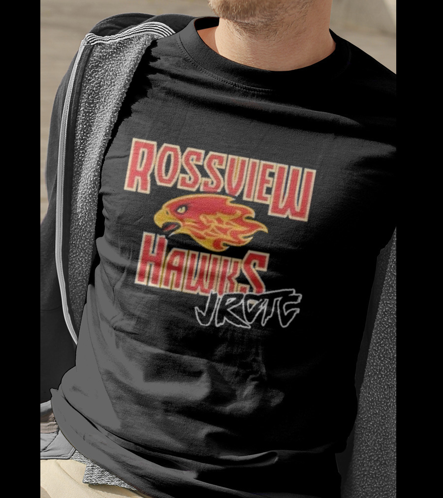 Rossview Hawks Flaming Hawk JROTC Cadet T-Shirt