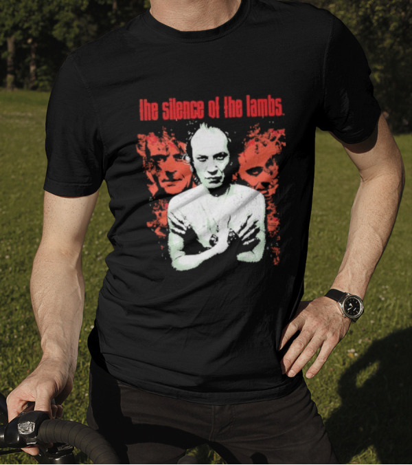 The Silence Of The Lambs Red Faces White Figure T-Shirt