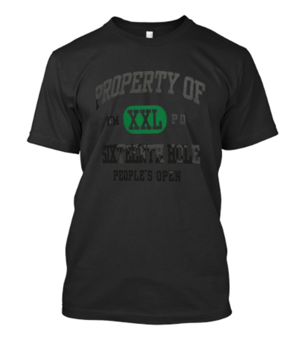 WM Phoenix Open Barstool Golf Property Of 16 Sixteenth Hole XXL People's Open T-Shirt