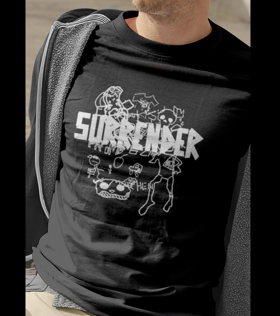 Surrender Ugo Lets Hugo Doodle T-Shirt