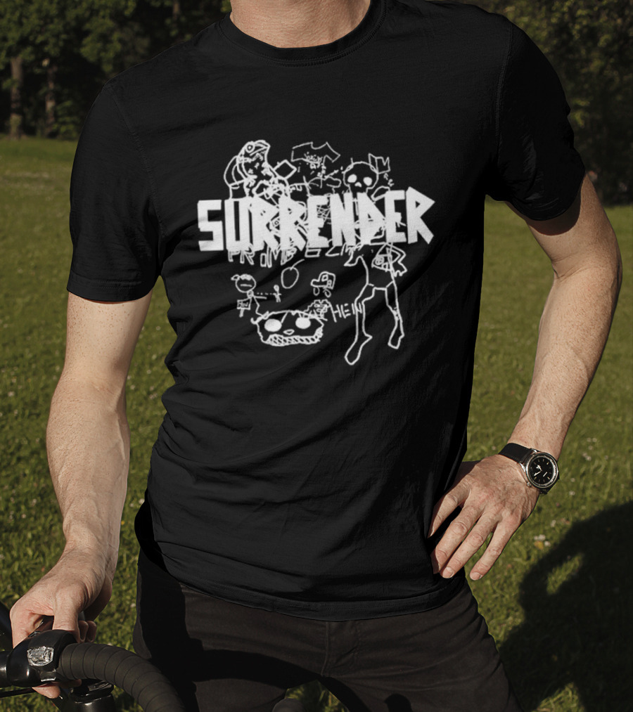 Surrender Ugo Lets Hugo Doodle T-Shirt