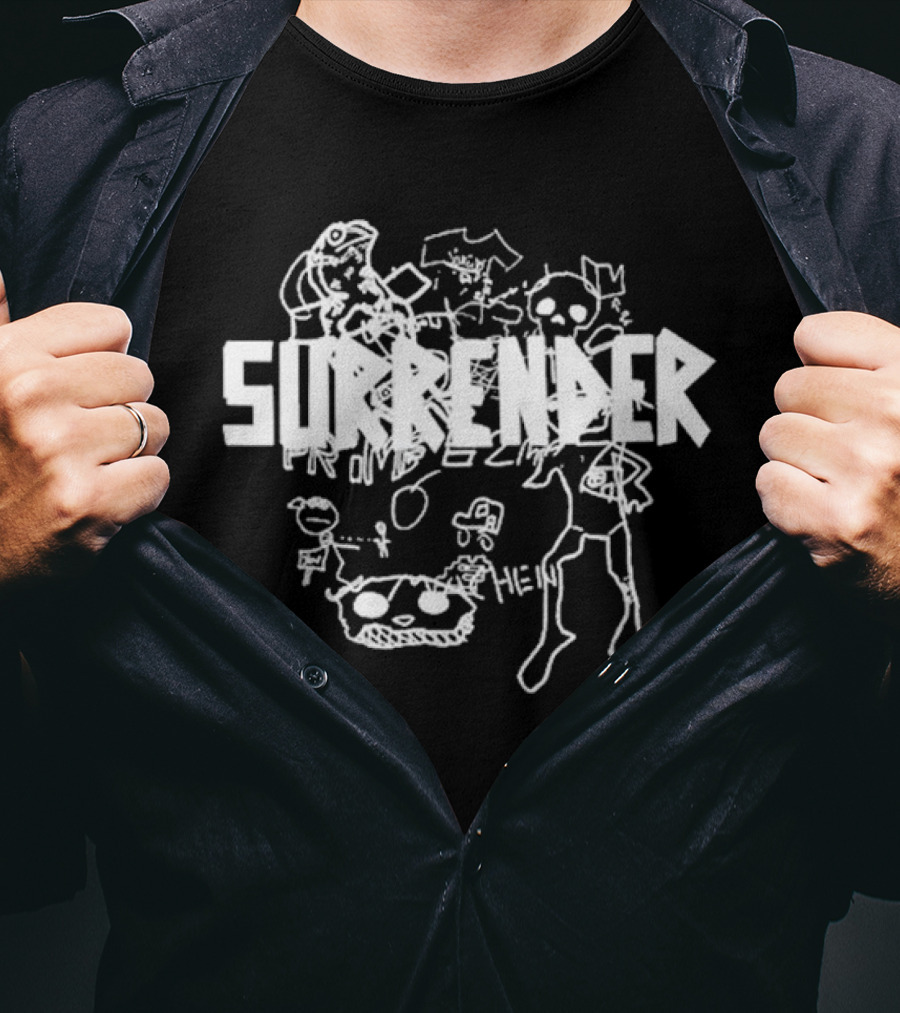 Surrender Ugo Lets Hugo Doodle T-Shirt