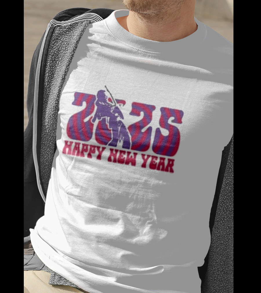Jimi Hendrix 2025 Happy New Year T-Shirt