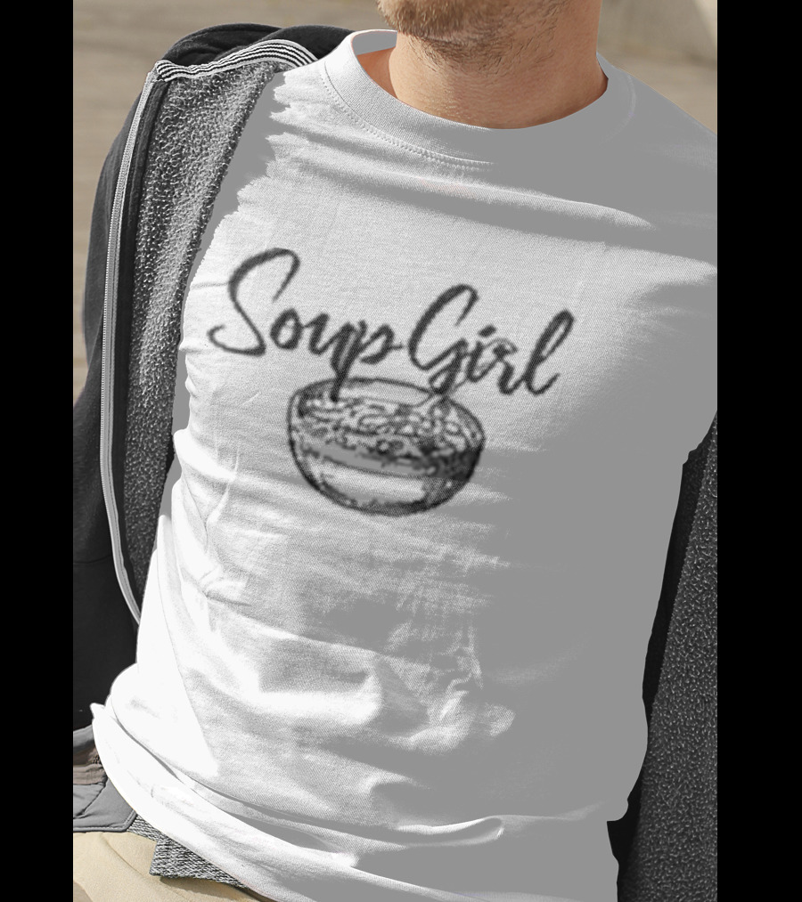 Kat Timpf Soup Girl Bowl Sketch T-Shirt