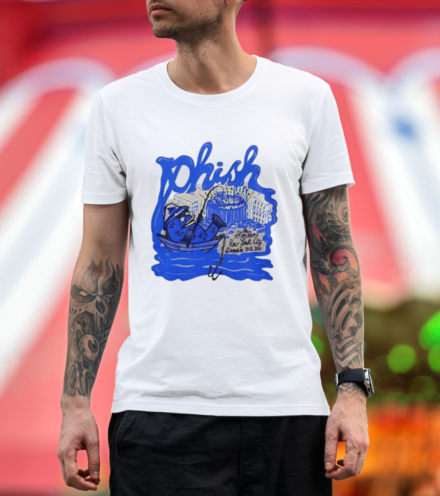 Phish Madison Square Garden New York City December 28-31 2024 Event Fishing T-Shirt