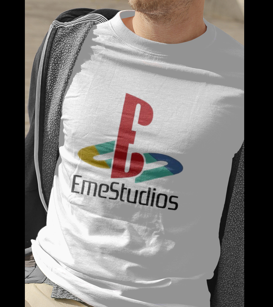 EmeStudios Play Logo With Classic Gaming T-Shirt