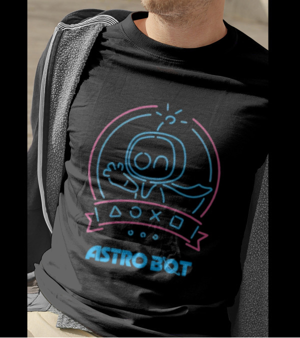 Astro Bot PlayStation Symbols Celebrating Game Of The Year T-Shirt