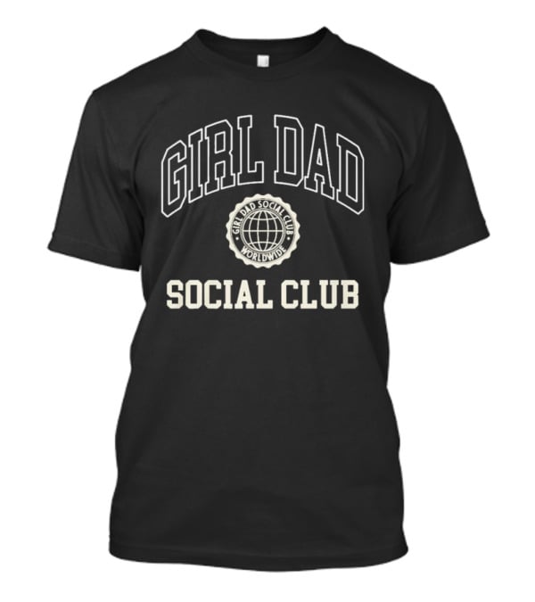 Girl Dad Social Club Worldwide Globe Emblem T-Shirt