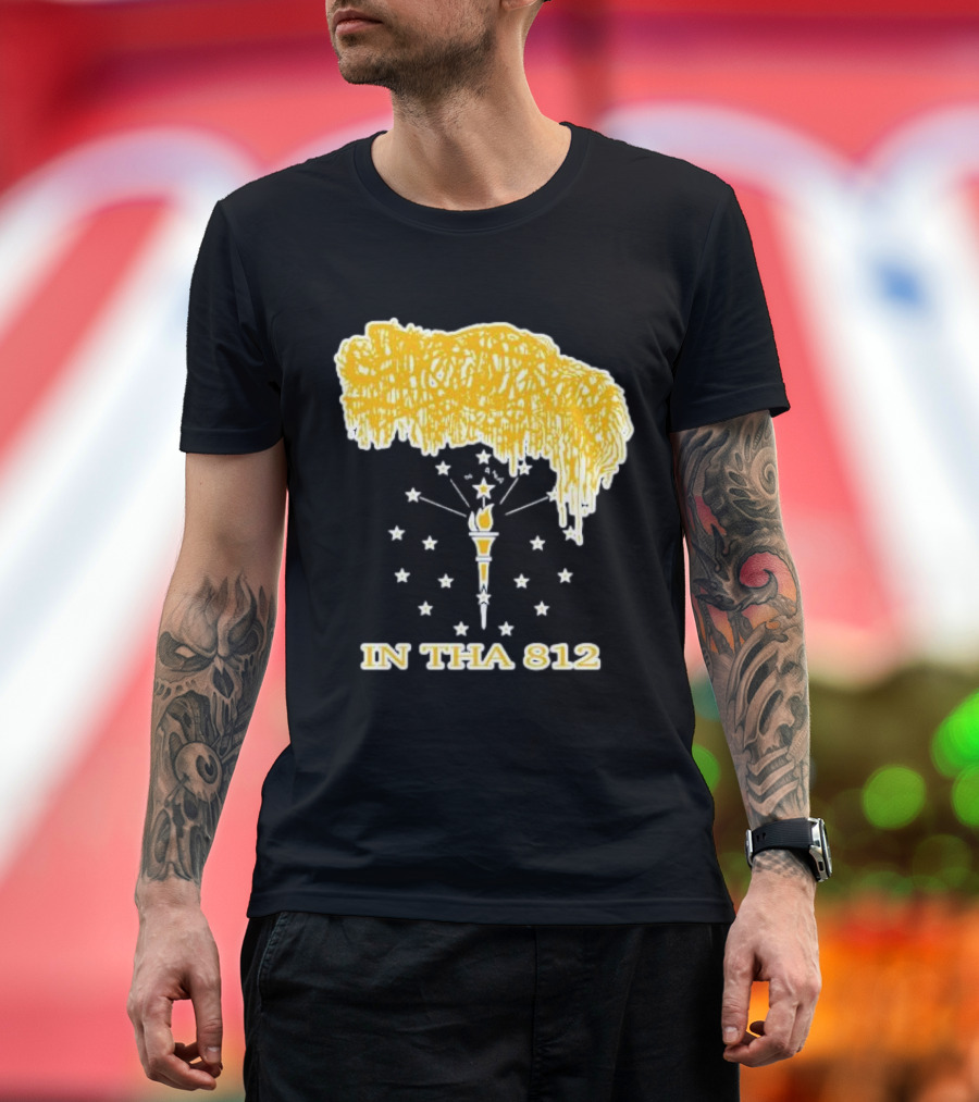 Indiana In Tha 812 Stars Torch Noodles T-Shirt