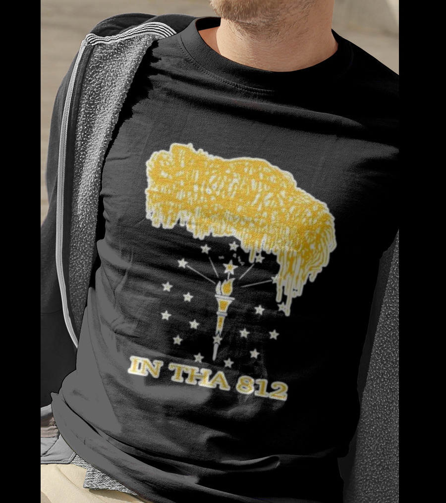 Indiana In Tha 812 Stars Torch Noodles T-Shirt