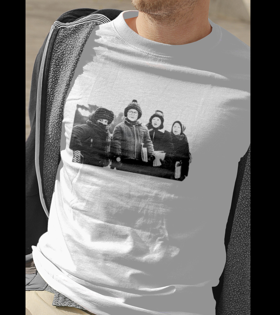 A Christmas Story Friends Winter Scene Iconic Movie Characters T-Shirt