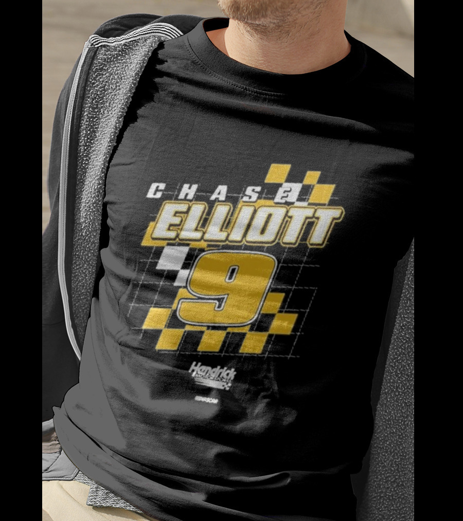 Chase Elliott #9 Hendrick Motorsports NASCAR Racing Graphics T-Shirt