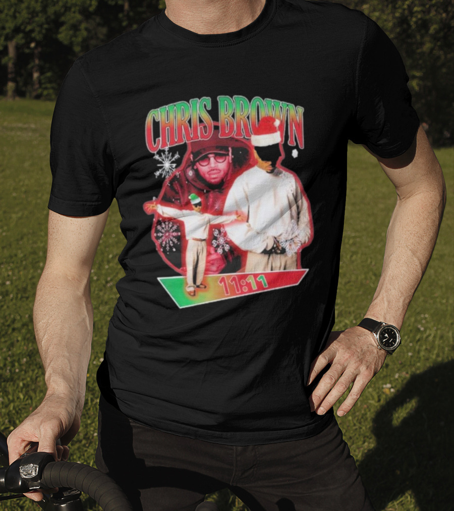 Chris Brown 11:11 Star Struck Christmas T-Shirt