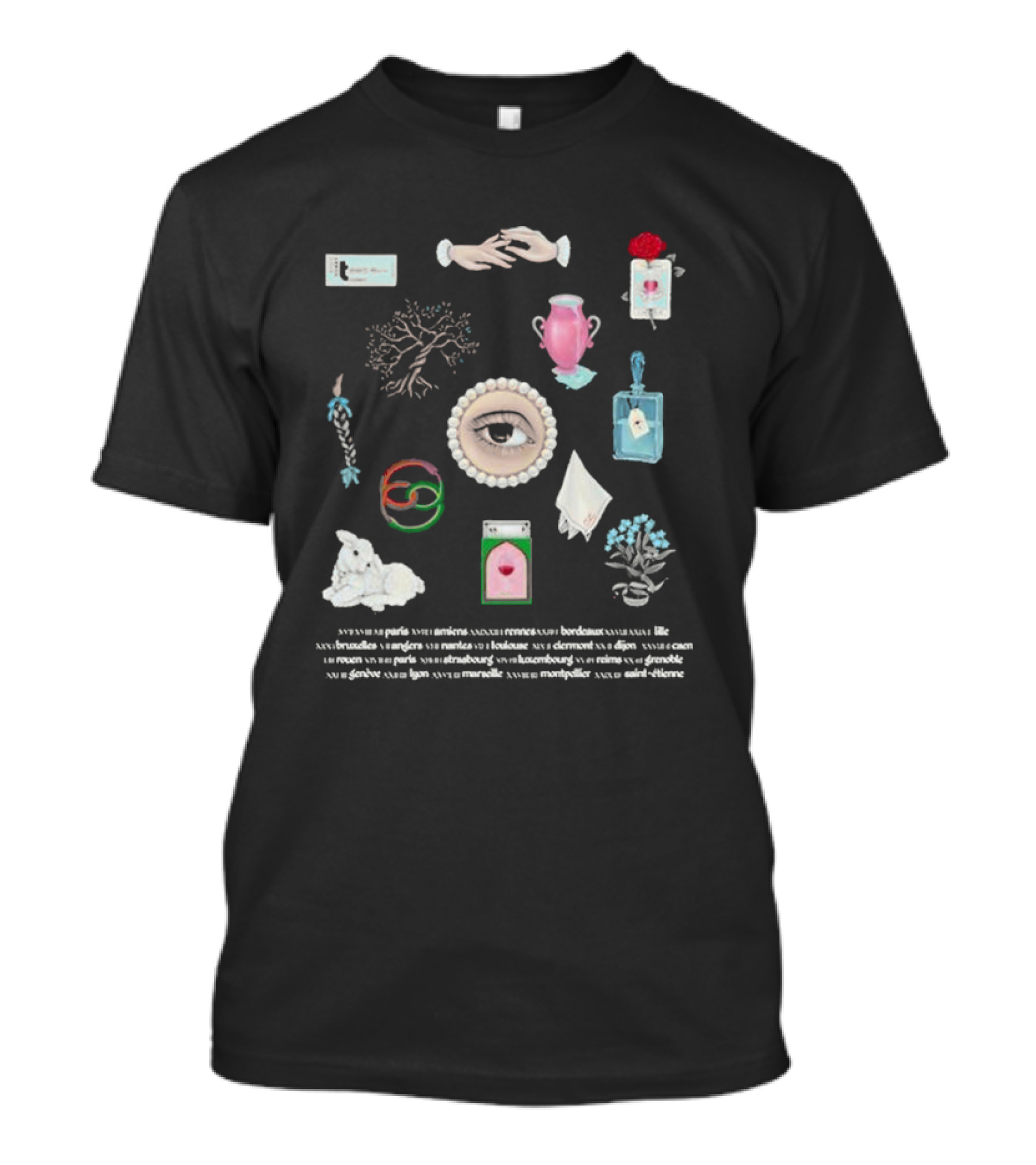 Clara Luciani Mon Sang Mmxxv 2025 Paris Amiens Rennes Bordeaux Lille Marseille T-Shirt