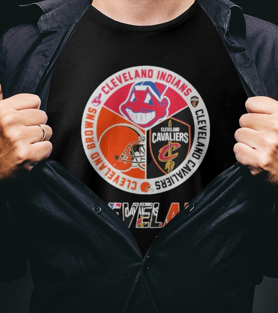 Cleveland Indians Cleveland Browns Cleveland Cavaliers Cleveland T-Shirt