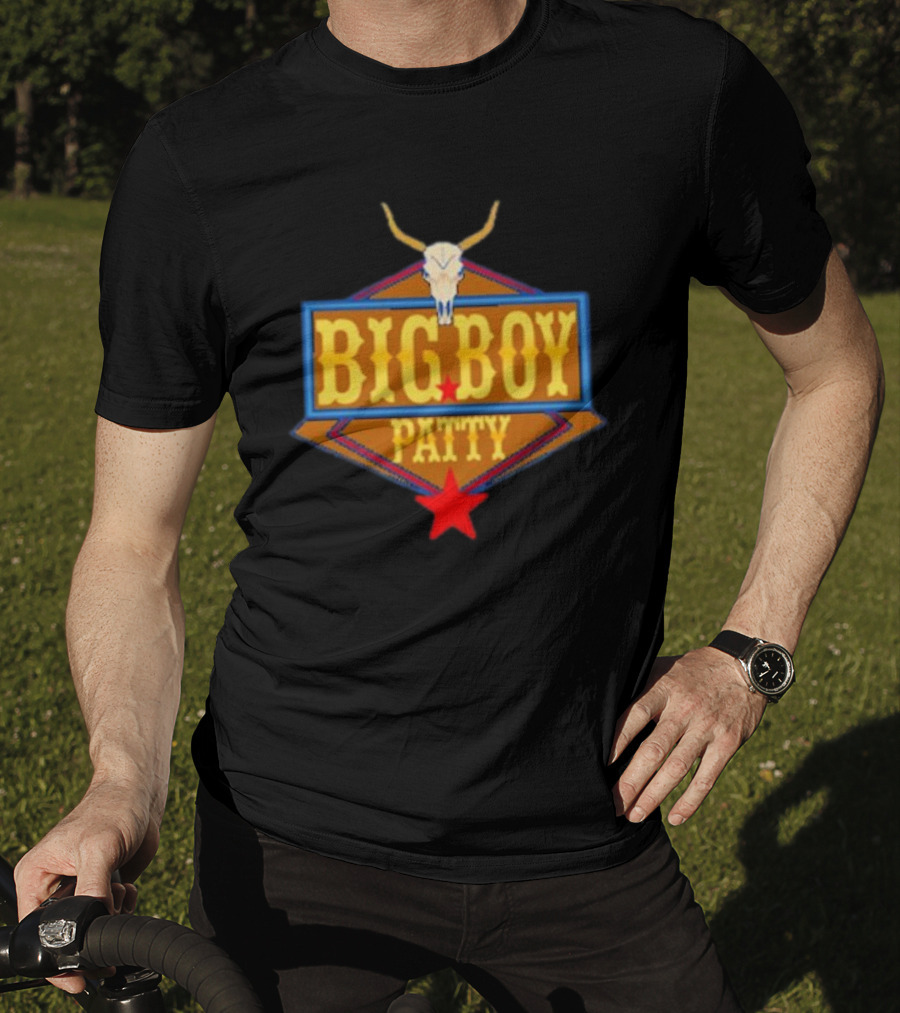 BIG BOY PATTY Texas Longhorn Cowboy Star T-Shirt