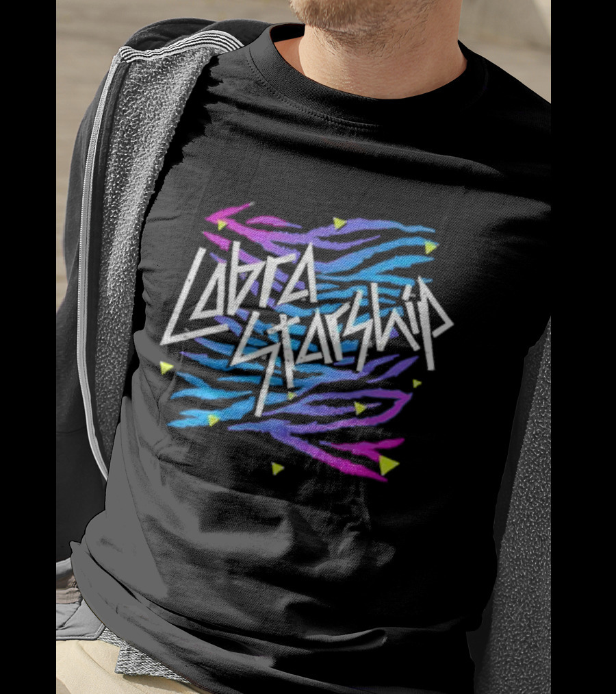 Cobra Starship Neon Zebra Print Tour T-Shirt