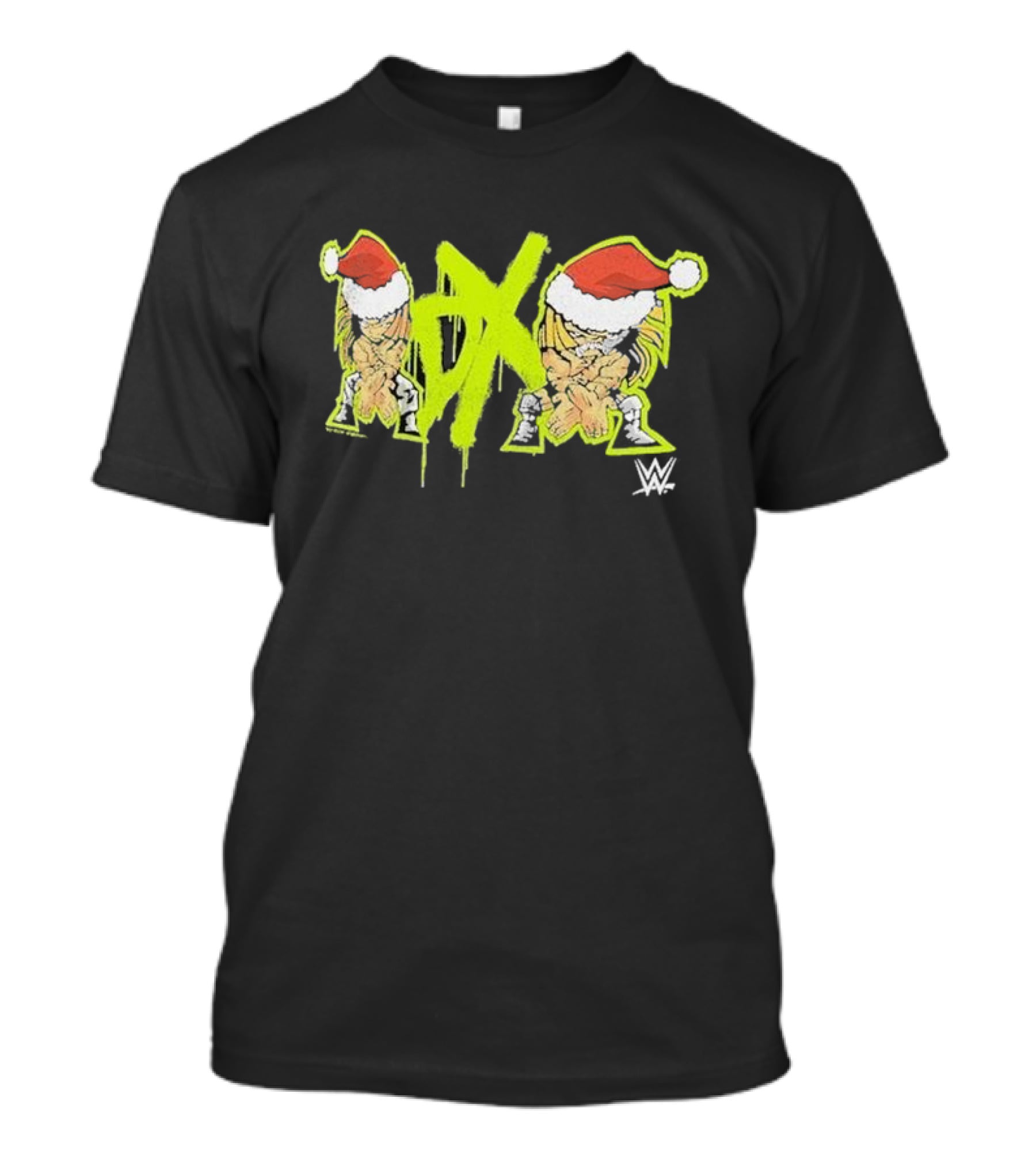 DX WWE Santa Hats Christmas T-Shirt