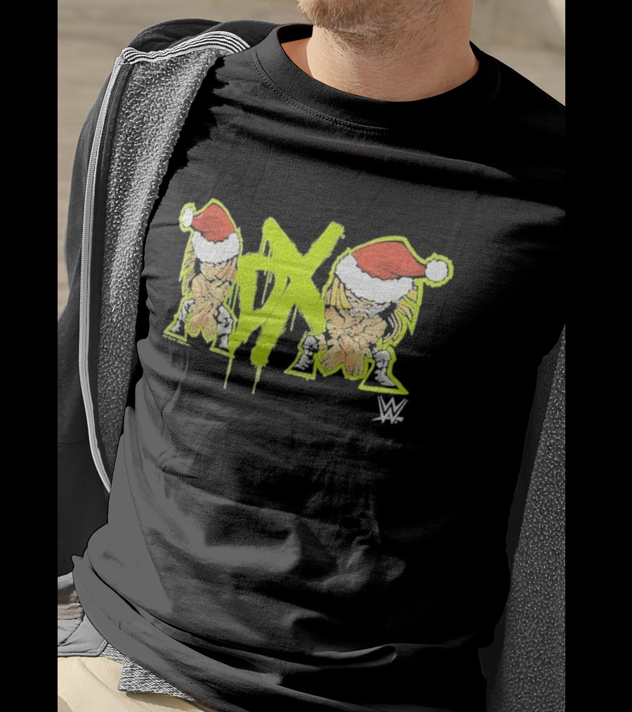 DX WWE Santa Hats Christmas T-Shirt