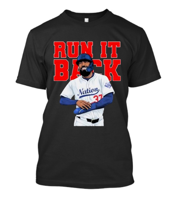 Dodgers Nation Run It Back Baseball Player 37 T-Shirt