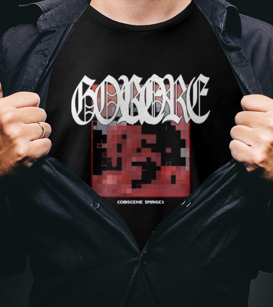 Gorecore Obscene Image Date Back T-Shirt