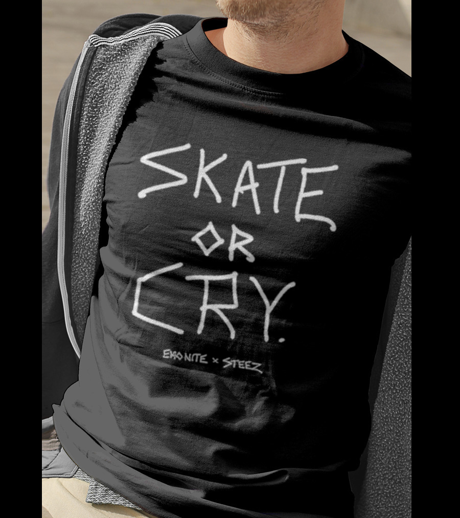 Emo Nite Steez Skate Or Cry T-Shirt