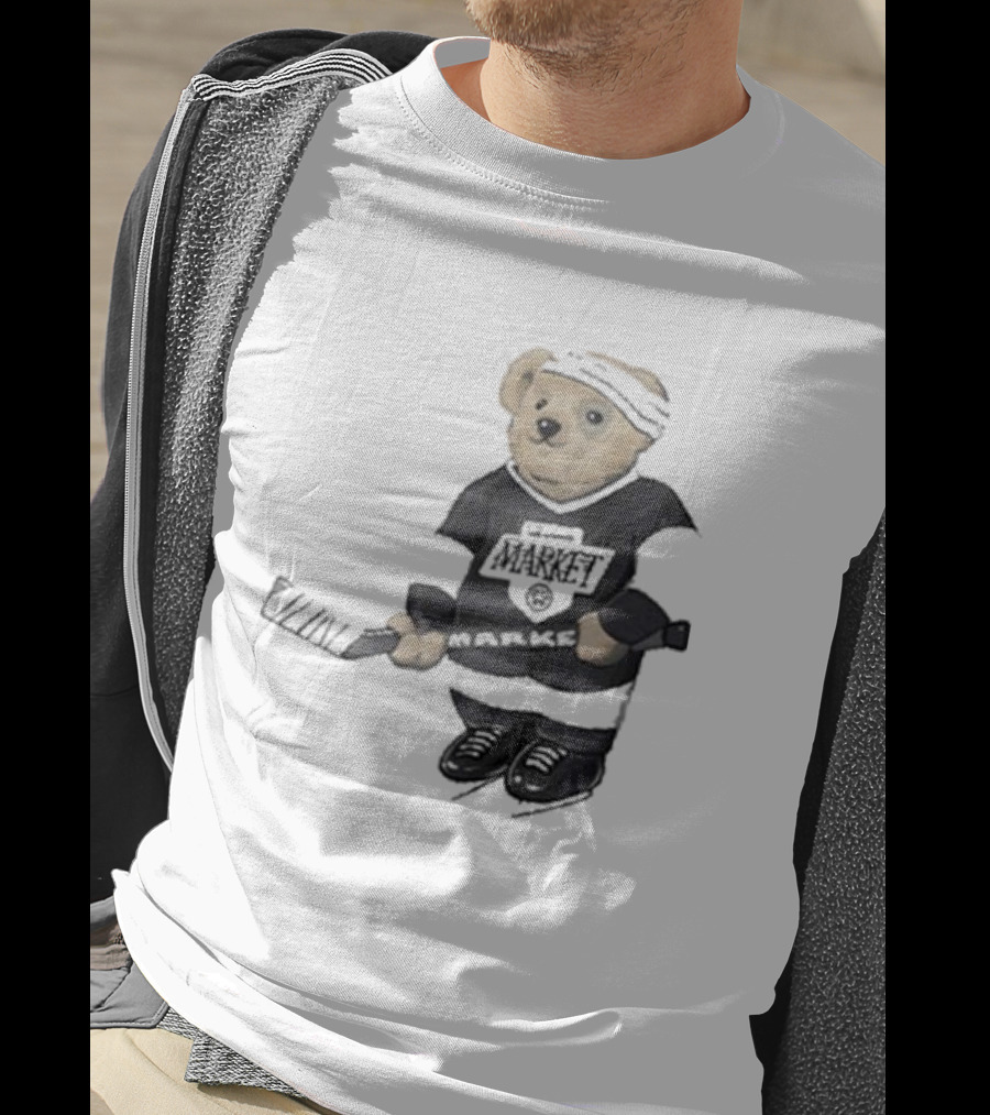 Union Market Hockey Bear T-Shirt
