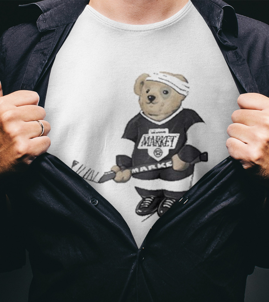 Union Market Hockey Bear T-Shirt
