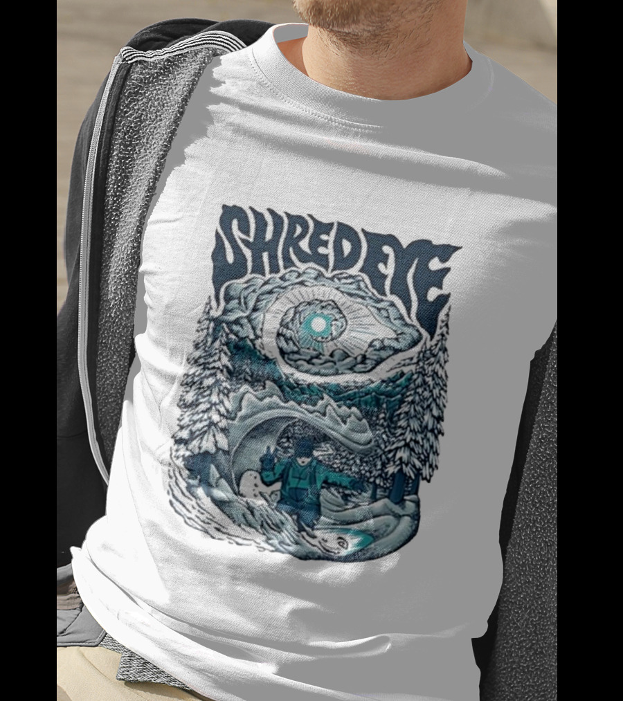 Shredeye Snow Surfer Forest Adventure T-Shirt