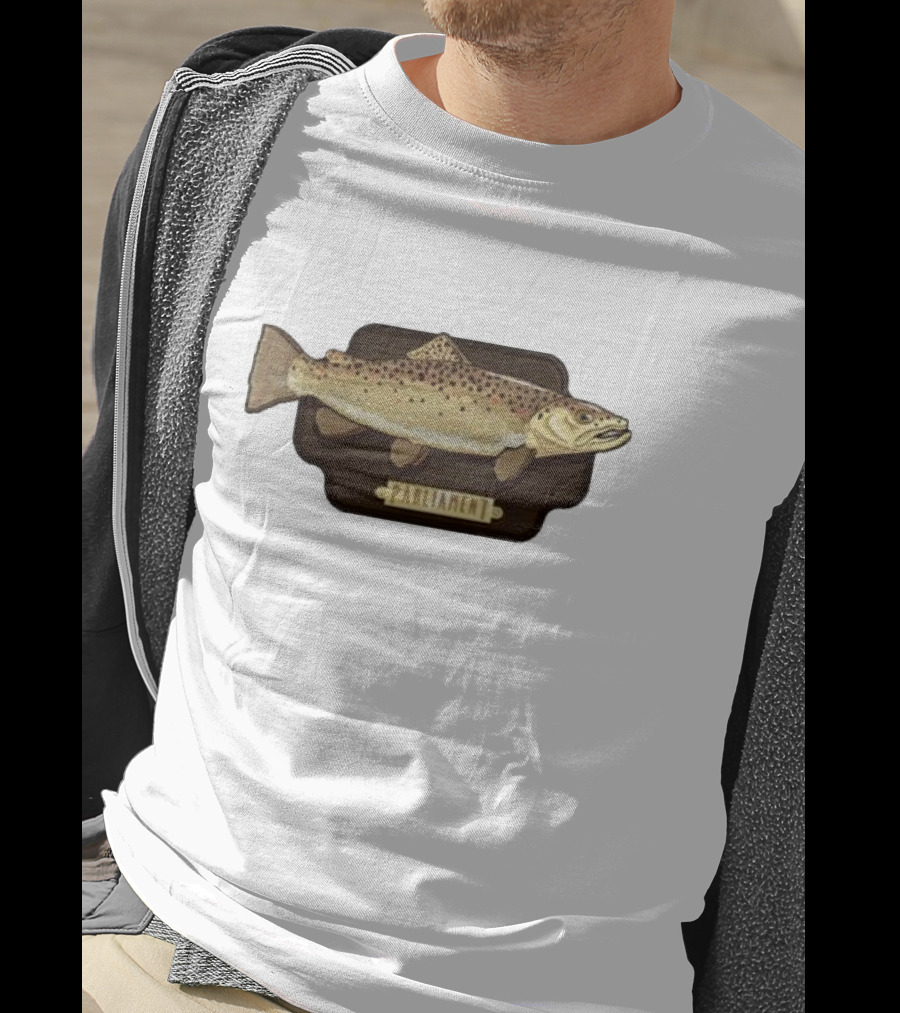 Parliament Brown Trout Fish Plaque T-Shirt