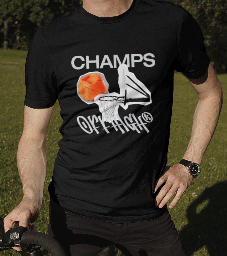 Offhigh Street Champs Basketball Hoop Game T-Shirt
