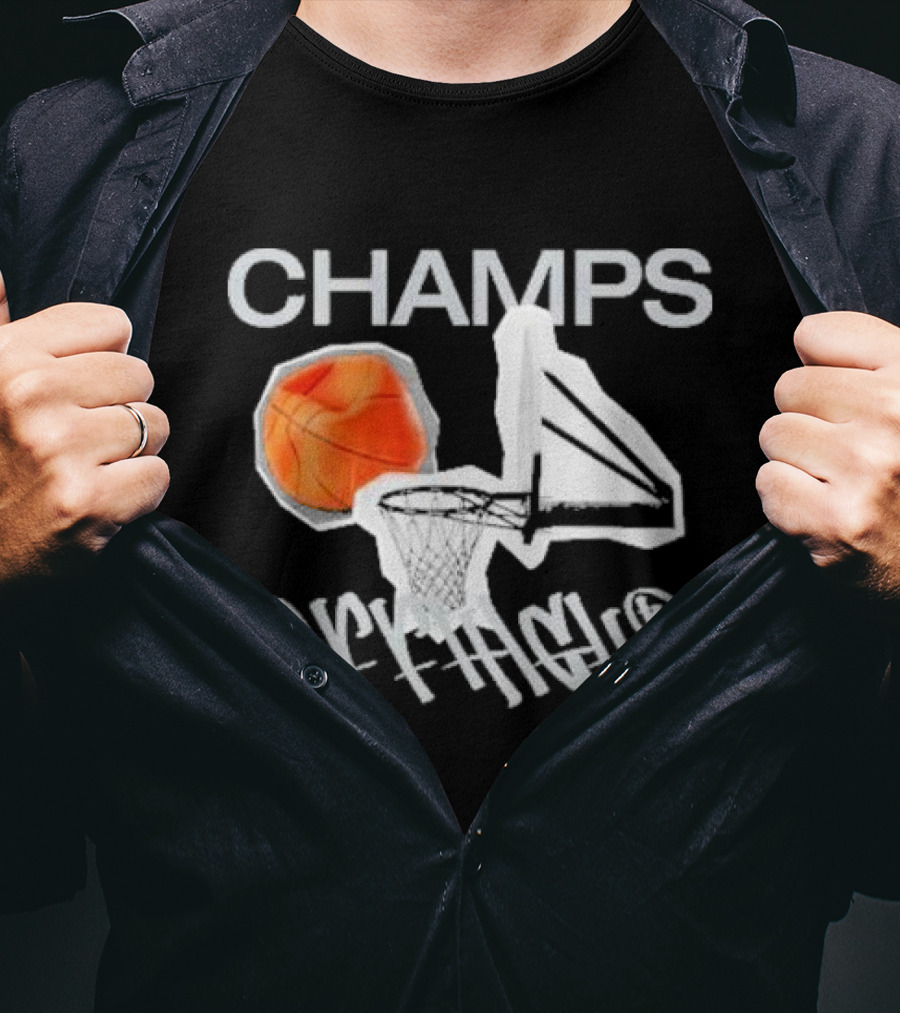 Offhigh Street Champs Basketball Hoop Game T-Shirt